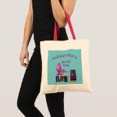Tote Bag Livres de dragon rose mignonne (Devant (produit))