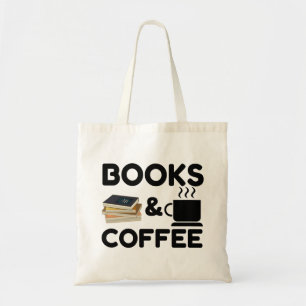 Tote Bag Livres Et Café