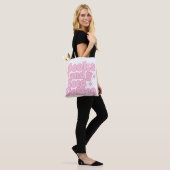 Tote Bag Livres et café glacé (Sur le modèle)