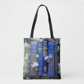 Tote Bag Livres et fleurs (Devant)