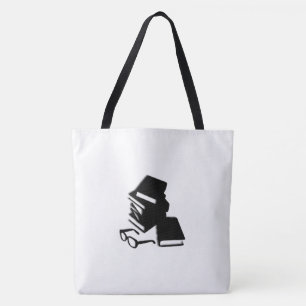Tote Bag Livres et Lunettes