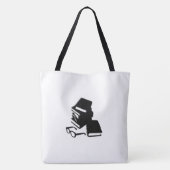 Tote Bag Livres et Lunettes (Dos)
