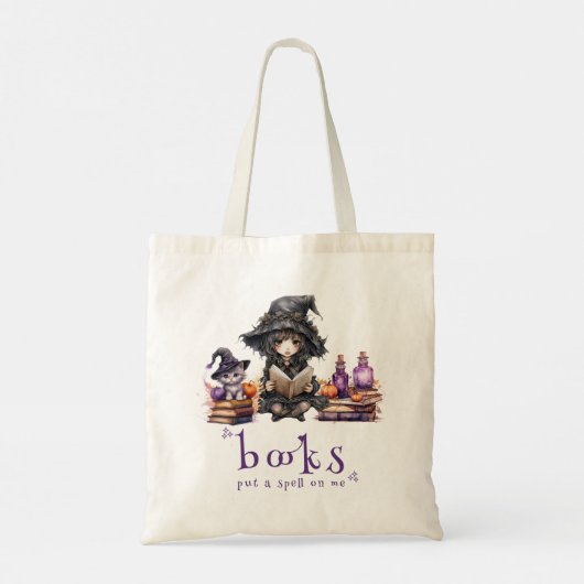 Tote Bag Livres Mettez un sort sur moi (Dos)