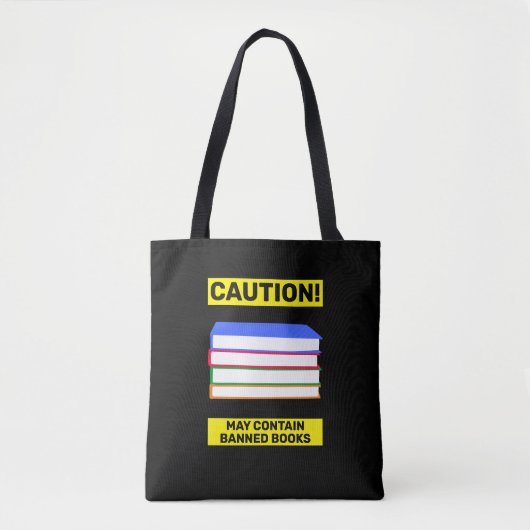 Tote Bag Livres multilingues interdits (Devant)