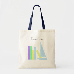 Tote Bag Livres pour enfants et voilier de jouets