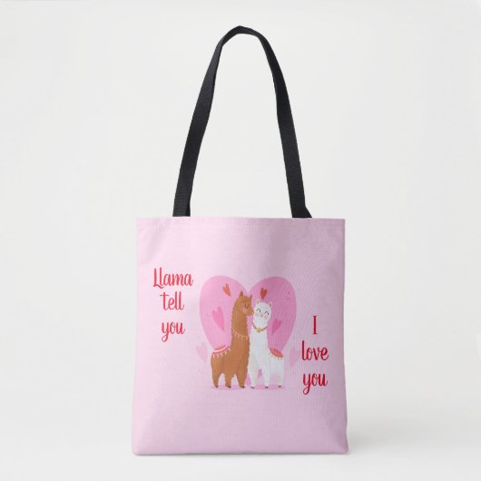 Tote Bag Llama Dites-vous (Devant)