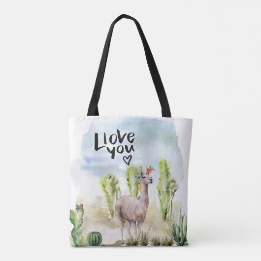 Tote Bag Llama Vous Aimez (Dos)