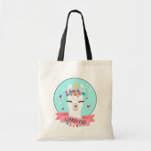 Tote Bag Llamacorn magique (Devant)