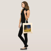 Tote Bag Llamas de bébé dans un champ (Devant (modèle))