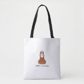 Tote Bag "Llamaste - stay calm and fluffy" (Devant)