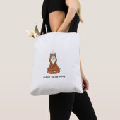 Tote Bag "Llamaste - stay calm and fluffy" (De près)