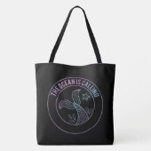 Tote Bag L'Océan Appelle Amour Sirène Océanique (Dos)
