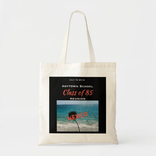 Tote Bag L'océan tropical et échouent n'importe quelle (Devant)