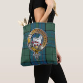 Tote Bag Lockhart Tartan & Badge (De près)