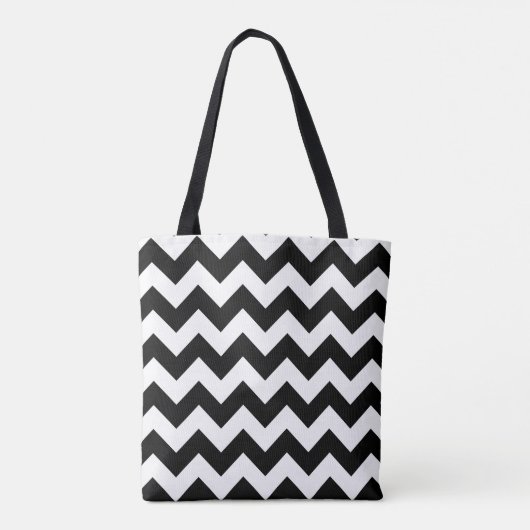 Tote Bag Loge noire - crêtes jumelles (Dos)