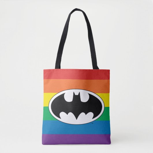 Tote Bag Logo Arc-en-ciel Batman (Devant)