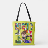 Tote Bag Logo Ben 10 Alien (Dos)