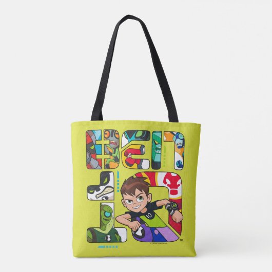Tote Bag Logo Ben 10 Alien (Dos)