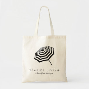 Tote Bag Logo Chic Parapluie De Plage