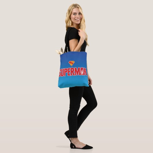 Tote Bag Logo classique Superman Bold (Sur le modèle)
