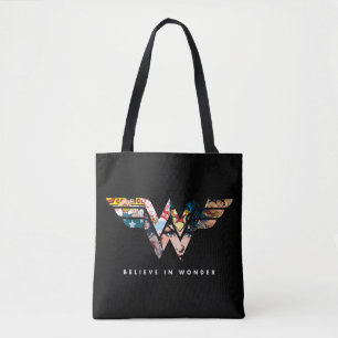 Tote Bag Logo Collage "Belider In Wonder" De Wonder Woman