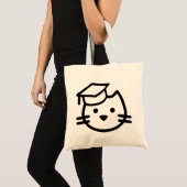 Tote Bag Logo d'académie de chaton (Devant (produit))