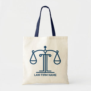 Tote Bag Logo de balance de justice stylisé