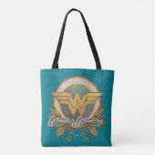 Tote Bag Logo de croquis Wonder Woman Folift (Dos)