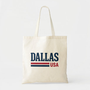 Tote Bag Logo de Dallas USA Conception patriotique Vintage