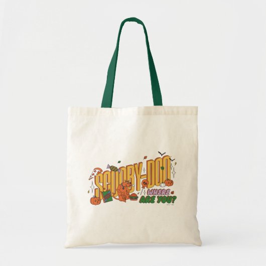 Tote Bag Logo de friandise d'Halloween de Scooby-Doo (Devant)