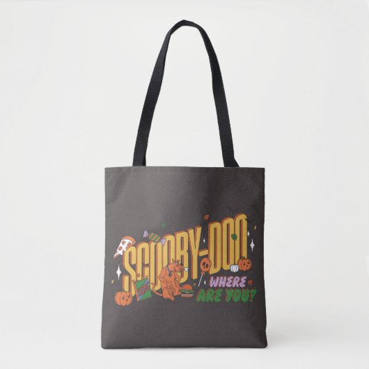 Tote Bag Logo de friandise d'Halloween de Scooby-Doo (Devant)