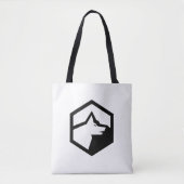 Tote Bag Logo de la ferme Wolf Mountain (Devant)