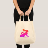 Tote Bag Logo de lapin arc-en-ciel (Devant (produit))