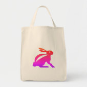 Tote Bag Logo de lapin arc-en-ciel (Devant)