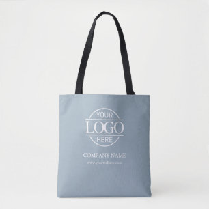 Tote Bag Logo de l'entreprise Blue Business Corporate Promo