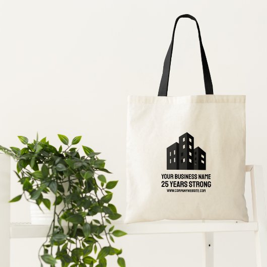 Tote Bag Logo de l'entreprise Célébration # Ans Sur mesure