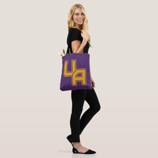 Tote Bag Logo de l'Université d'Albany Initials (Sur le modèle)