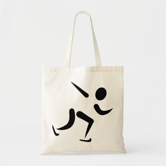 Tote Bag Logo de patinage de vitesse (Devant)