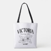 Tote Bag Logo de VCC par Haley - Noir (Dos)