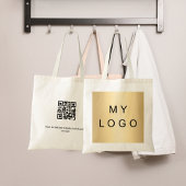 Tote Bag Logo d'entreprise 2 côtés code qr