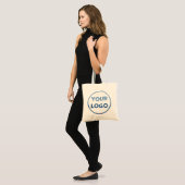 Tote Bag Logo d'entreprise d'affaires faites sur commande (Devant (modèle))