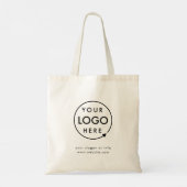 Tote Bag Logo d'entreprise | Entreprise Professionnel (Dos)