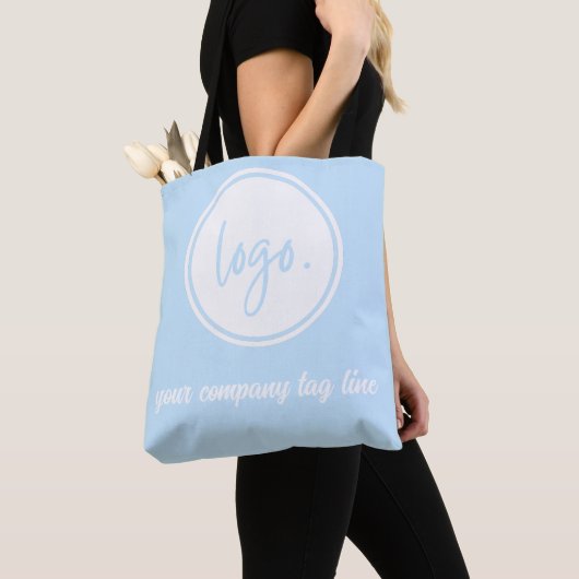TOTE BAG LOGO D'ENTREPRISE MODERNE PROMOTION MARQUÉE (De près)