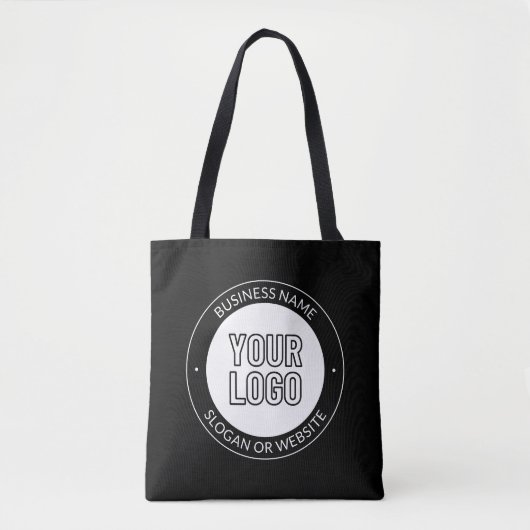 Tote Bag Logo d'entreprise ou Modèle de texte de conception (Devant)
