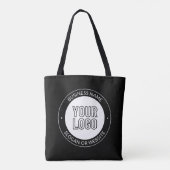 Tote Bag Logo d'entreprise ou Modèle de texte de conception (Dos)