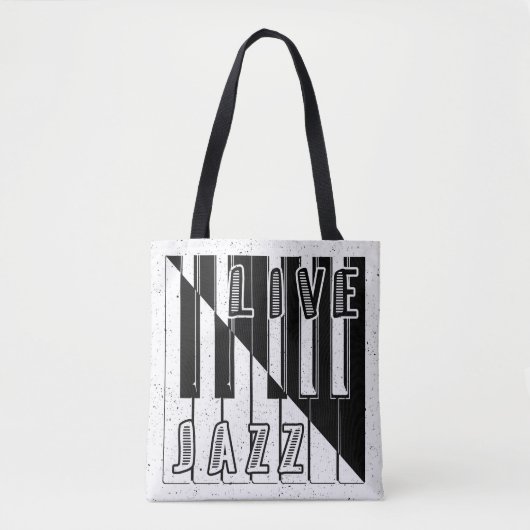 Tote Bag Logo d'illusion de jazz en direct (Devant)