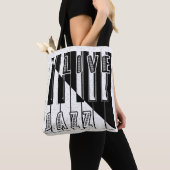 Tote Bag Logo d'illusion de jazz en direct (De près)