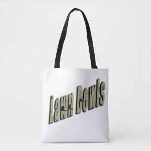 Tote Bag logo dimensionnel de Lawn Bowl,