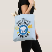 Tote Bag Logo du camion fourré de Cookie Monster (De près)