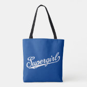 Tote Bag Logo du nom étoilé Supergirl Baseball (Dos)
